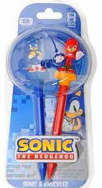 3D Stylus Sonic & Knuckles for 3DS. DS &