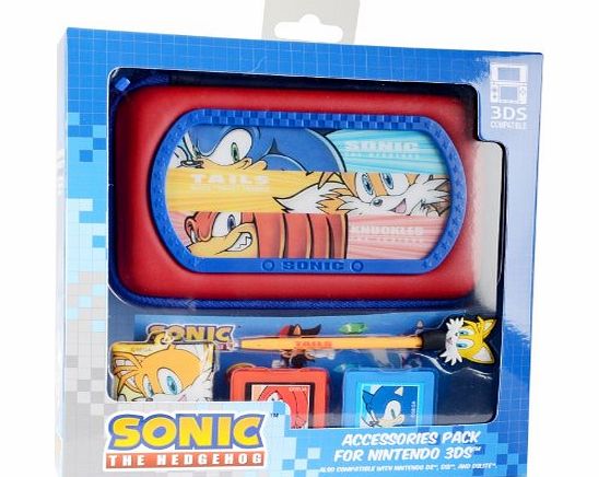 Sonic 6-in-1 Accessory Kit for Nintendo 3DS and DS