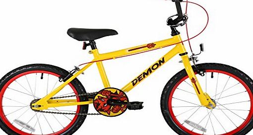 Sonic Boy Demon Wheel Bike, Yellow, 18-Inch