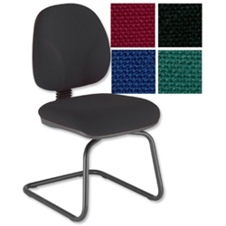 Choices Cantilever Visitors Chair Charcoal
