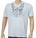 Light Blue V-Neck T-Shirt