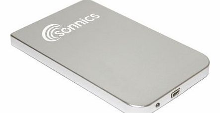 750GB External Hard Drive 2.5 inch USB powered for PC/Laptops/Mac/Playstation 3 - Silver