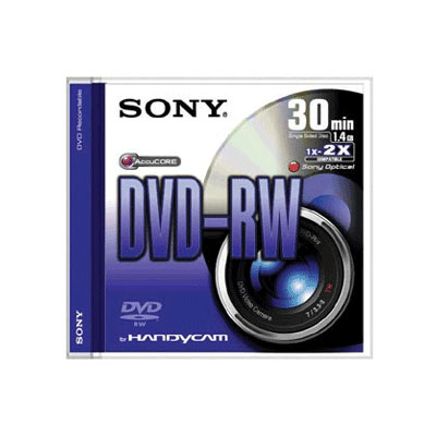 30min DVD-RW 8cm - 4 Pack