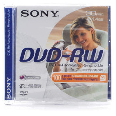 30min DVDRW 8cm (single)