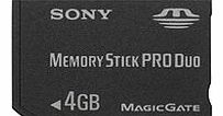 4GB Pro Duo Memory Stick