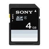 SONY 4GB SDHC Memory Card