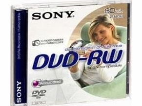 Sony 60min 8cm Double Sided 2.8 GB DVD-RW Re-Recordable DVD