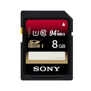 8GB SD (SDHC) UHS-1 Card - 94MB/s / Class 10