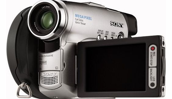 Sony DCR-DVD201E DVD Camcorder - USB2.0, Analogue-In, Widescreen, 1 Megapixel