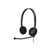 sony DR 210DP - Headset ( semi-open ) - black
