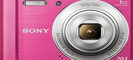 Sony DSC-W810 Compact Camera with 6x Optical Zoom in Pink