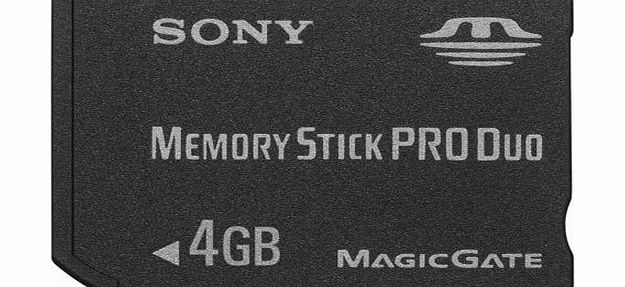 Flash Memory Stick Pro Duo for High-speed Recording Devices Capacity 4GB Ref INMSPDUO4G (INMSPDUO4G)