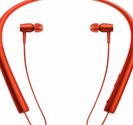 Sony h.ear EX750BT Bluetooth High Resolution In Ear Headphones - Red