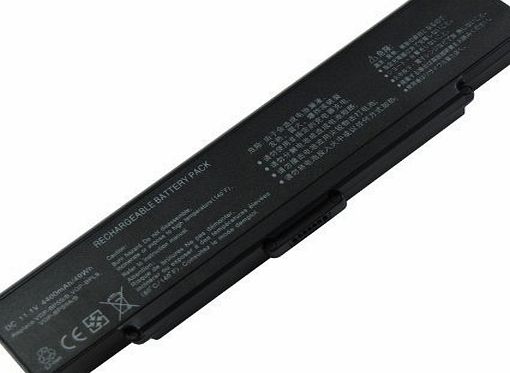 Laptop Battery for Sony Vaio PCG VGN-AR VGN-CR VGN-NR VGN-SZ Series, PN: VGP-BPS9 VGP-BPS9A/B VGP-BPL9 (Black)