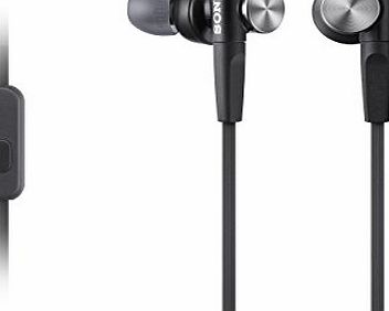 Sony MDR-XB50AP In-Ear Extra Bass Headphones with In-Line Control - Black