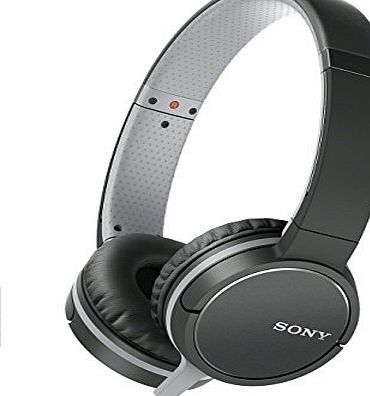 Sony MDR-ZX660AP Lightweight Over-Ear Headphone with Smartphone Control - Black