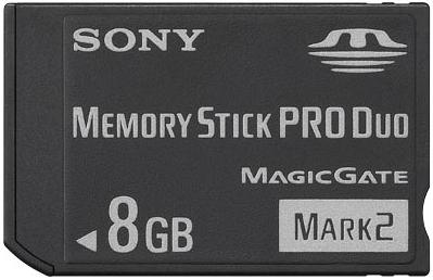 MSMT8G 8GB Memory Stick PRO Duo
