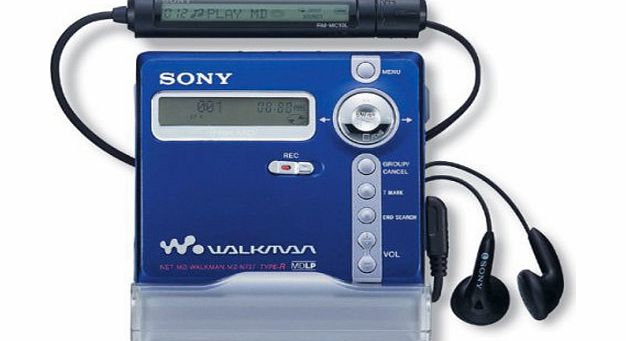 Sony MZ-N707 Blue Net MiniDisc Walkman