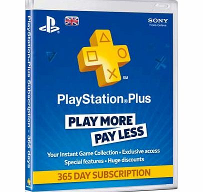 Sony PlayStation Plus 365 Day Card