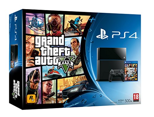 PS4 Console with Grand Theft Auto V (PS4)
