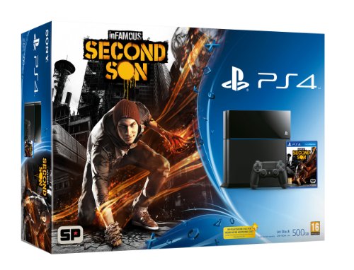 PS4 with InFamous: Second Son (PS4)