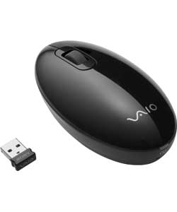 Sony VAIO Laser Wireless Mouse - Black