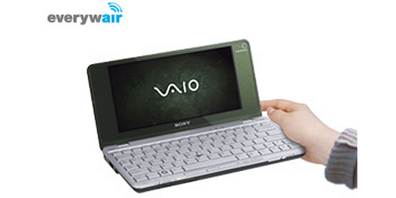 VAIO VGN-P11Z/G P Series Netbook in Green -