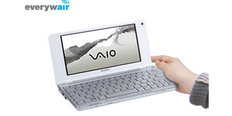 VAIO VGN-P11Z/W P Series Netbook in White -