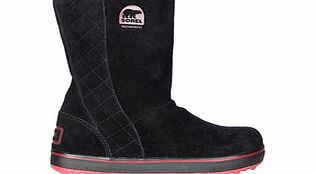 SOREL Glacy black waterproof suede boots