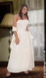 A-Line Bridesmaids Dress - Ivory - Medium