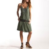 Active wear dress faded green 008