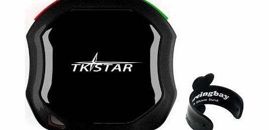 2014 Tkstar Mini Waterproof Real Time Auto GPS Hidden SPY Tracking Device with SMS & Google Maps Tracking for Children, Elderly, Cars, Caravan, Dog, Cat,motorcycle, Motorbike, Pets & More. Wit