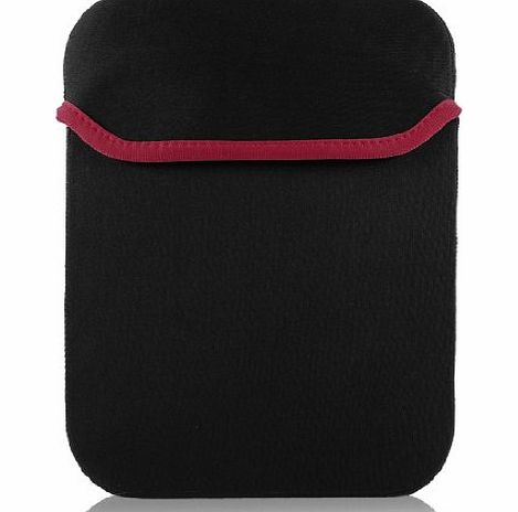 Sourcingmap 13`` 13.3`` Black Reversible Neoprene Laptop Sleeve Bag Case for Pro/Air