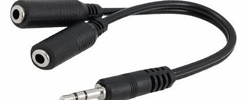 3.5mm Audio Y Splitter Cable for Speaker and Headphones