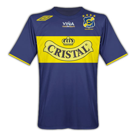 Umbro 2010-11 Everton de Chile Umbro Home Football Shirt
