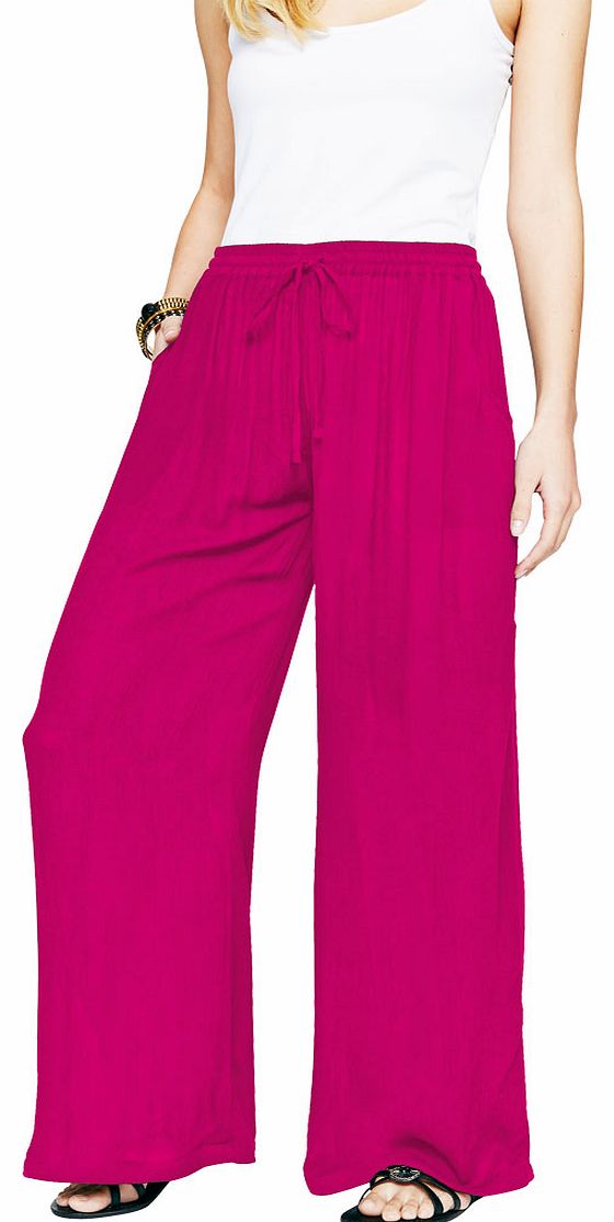 South Petite Crinkle Trousers