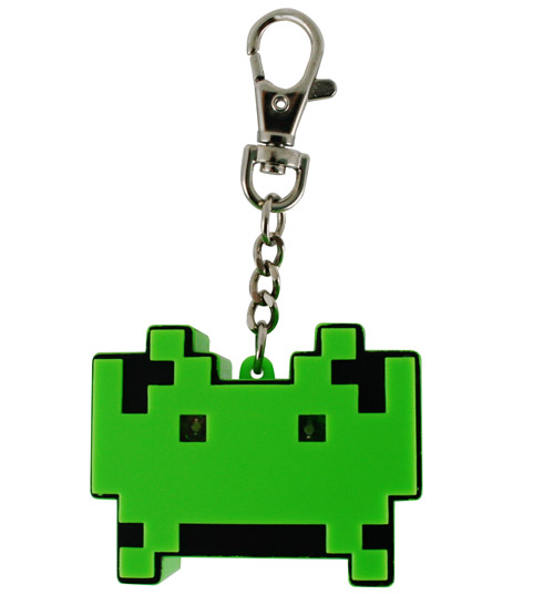 Space Invaders Keyring Torch