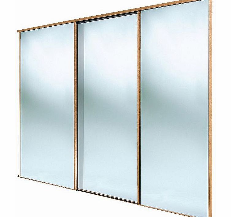 Spacepro 3 Door Framed Sliding Mirror Wardrobe