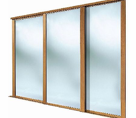 Spacepro 3 Door Framed Sliding Wardrobe Mirror