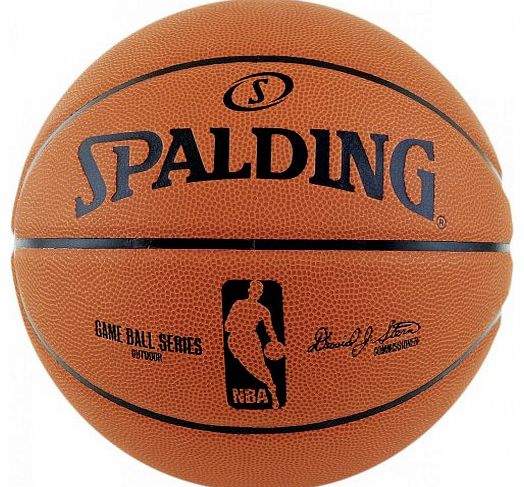 Spalding NBA Gameball Replica Outdoor Basketball - Orange, Size 7