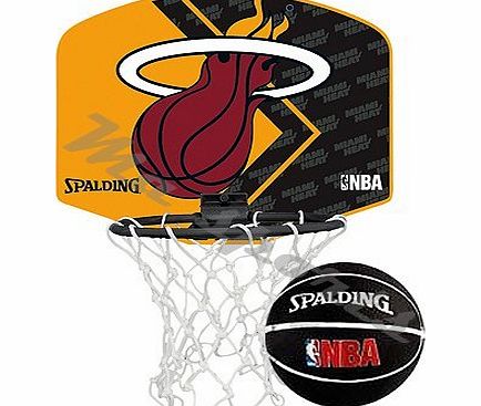 Spalding NBA Team mini basketball set Miami Heat