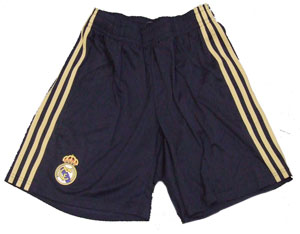 Spanish teams Adidas 07-08 Real Madrid away shorts - Kids