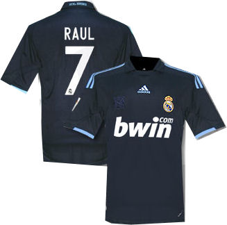 Spanish teams Adidas 09-10 Real Madrid away (Raul 7)