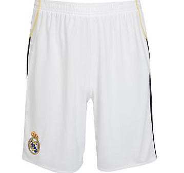 Adidas 09-10 Real Madrid home shorts - Kids