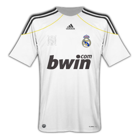 Spanish teams Adidas 09-10 Real Madrid home