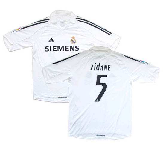 Adidas Real Madrid home (Zidane 5) 05/06