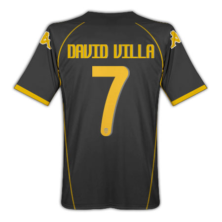 Spanish teams Kappa 09-10 Valencia away (David Villa 7)