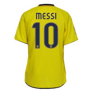 Spanish teams Nike 08-09 Barcelona away (Messi 10)