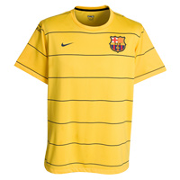 Spanish teams Nike 08-09 Barcelona Training Jersey (yellow)