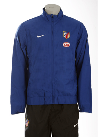 Spanish teams Nike 09-10 Athletico Madrid Woven Warmup Suit (Blue)